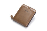 Men RFID Blocking PU Bifold Wallet Credit Card ID Holder Zip Around Purse