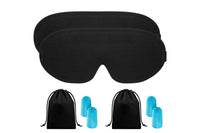 3D Contoured Blackout Adjustable Sleep Eye Mask