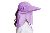 Women's Sun Hat – Detachable Face Mask & Neck Flap Visor!