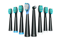 Electric Sonic Toothbrush Travel Rechargeable Ultrasonic Electric Toothbrush with 10 Brush Heads