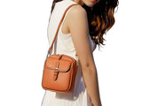 PU Leather Crossbody Bag with Card Slots Small Messenger Bag Shoulder Bag Purse