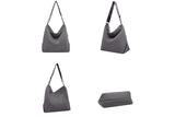 Large Capacity Corduroy Tote Bag with Adjustable Strap for Women