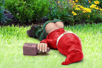 Funny Drunk Garden Gnome Patio Ornament for Yard Decor