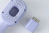 Scalp Vibrating Massage Combs with Red and Blue Light for Hair Care