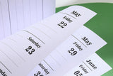 2026 Pocket Planner Calendar Portable A6 Daily Planner
