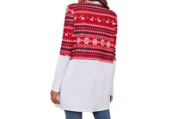 Women Christmas Printed Cardigan