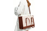 15.6-inch Laptop Tote Bag with Matching Wristlet Clutch Pouch Wallet Handbag Crossbody