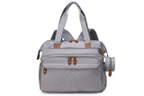Diaper Bag Backpack with Separate Shoe Compartment and Changing Mat