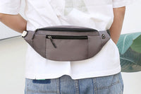 Unisex Bum Bag Fanny Pack Zip Pouch Waist Belt Wallet with Headphone Jack