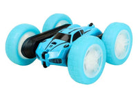 2.4 GHZ 4WD Double Sided RC Stunt Car 360 Degree Rotating Remote Control Crawler with Headlights