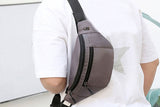 Unisex Bum Bag Fanny Pack Zip Pouch Waist Belt Wallet with Headphone Jack