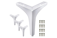 4Pcs Metal Furniture Legs Modern Triangle Replacement Feet For Bed Sofa Cabinet