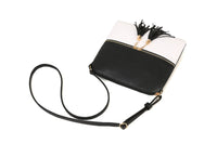 Women Crossbody Messenger Bag Shoulder Bag with Tassel Zipper