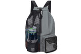 Swim Backpack Foldable Mesh Drawstring Bag