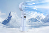 Bladeless Fan Digital Display 5 Speeds Desk Fan