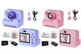 Kids Instant Print Digital Camera 1080P Selfie Video Camera with 32G TF Card