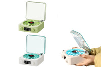 Waves Bluetooth Speaker Vintage Vinyl Record Player