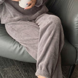 Women’s Fluffy Pyjamas Set