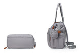 Diaper Bag Backpack with Separate Shoe Compartment and Changing Mat