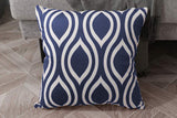 45X45cm Throw Pillow Cover Geometric Pattern Decorative Linen Sofa Square Cushion Pillowcases