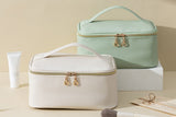 PU Leather Makeup Bag Portable Travel Cosmetic Case Organizer