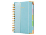 A5 Notebook 300 Pages PU Leather Cover Journal with Ruler Bookmark