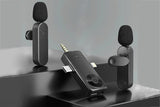 3-in-1 Wireless Lavalier Microphone for Android Phone iPhone