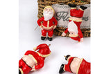 2Pcs Resin Funny Christmas Santa Claus Pendants