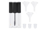3-Piece 10ml Clear Cosmetic Tube Set for Mascara Lip Gloss