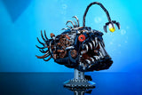 1038Pcs Light-Up Steampunk Fish Building Blocks Model Kit