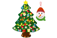 DIY Felt Christmas Tree Set Hanging Xmas Decorations