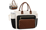 15.6 Inch Laptop Tote Bag Multi-Pocket Commuter Handbag for Work & Daily Use