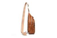 Crossbody Bag for Women PU Leather Sling Belt Bag Small Chest Bag Fanny Pack