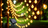 Solar-Powered Ball String Lights Outdoor Decorative Lighting