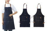 Cowboys Aprons Jean Apron For Grill Restaurant Bar Shop Cafe