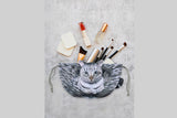 Cute Cat Makeup Bag with Drawstring Closure