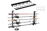 Fishing Rod Rack Vertical Holder Horizontal Wall Mount Boat Pole Stand