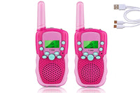 2-Way Walkie Talkies Toys Set for Kids 22 Channels for Camping Hiking