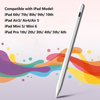 1.7mm Stylus Pencil for iPad with Palm Rejection Compatible with iPad 6th/7th/8th/9th/10th