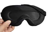 3D Contoured Blackout Adjustable Sleep Eye Mask