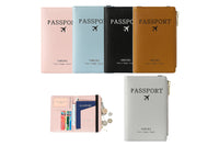 RFID Passport Holder Cover Card Wallet Holder with Zipper