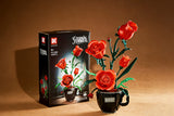 Building Blocks Flowers Bouquet DIY Flower Blocks Set