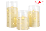 3 Pieces LED Flameless Candle Lights Set