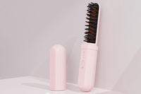 Negative Ion Electric Hair Straightener Brush Curler Lazy Comb Hot Flat Artifact