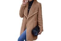 Teddy Fleece Midi Coat