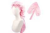 Double Layer Reversible Silk Bonnet For Sleeping