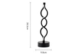 Bedside Lamp 3-Way Dimmable Spiral LED Table Lamp