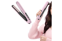 2-in-1 Portable Cordless Hair Straightener and Curler