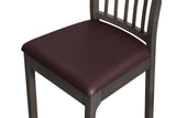 Dining Room Chair Seat Covers Waterproof PU Leather Chair Cushion Cover