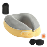 Memory Foam Travel Neck Pillow with Sleeping Mask Earplugs